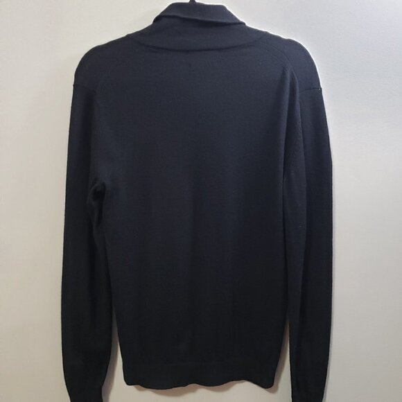 Armani Exchange * Black 100% Merino Sweater * Sz M - Picture 3 of 8